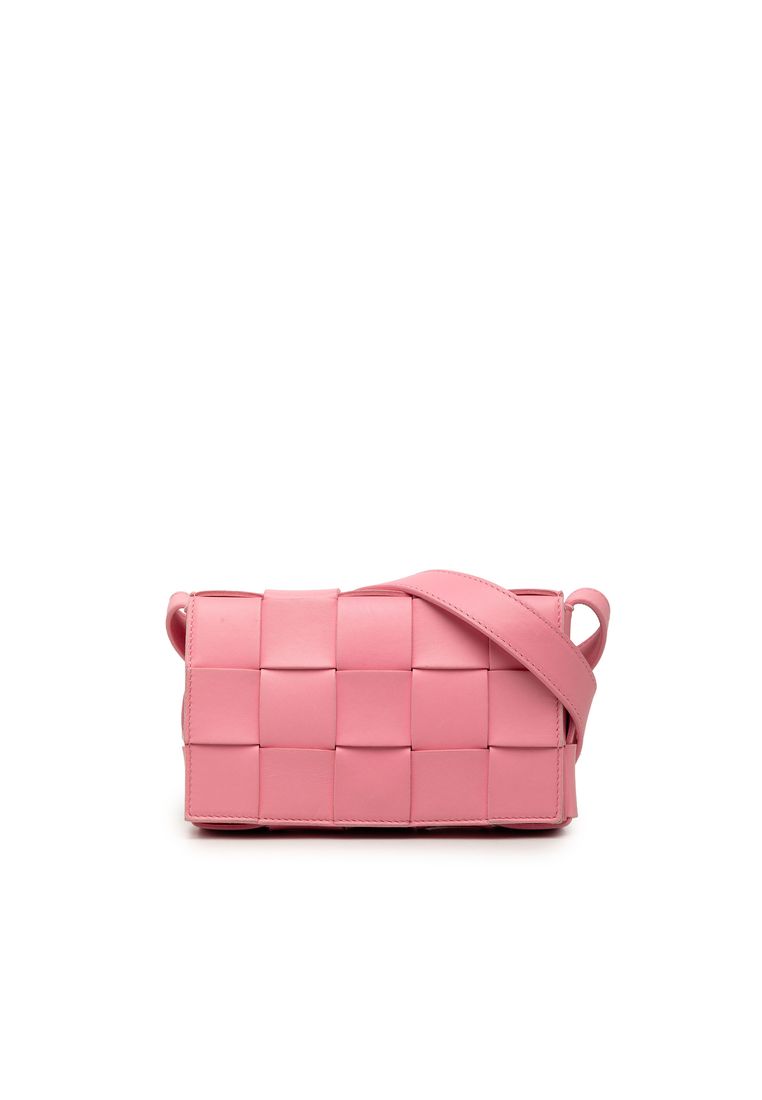 BOTTEGA VENETA Pre-Loved Bottega Veneta Small Nappa Intrecciato Cassette Crossbody