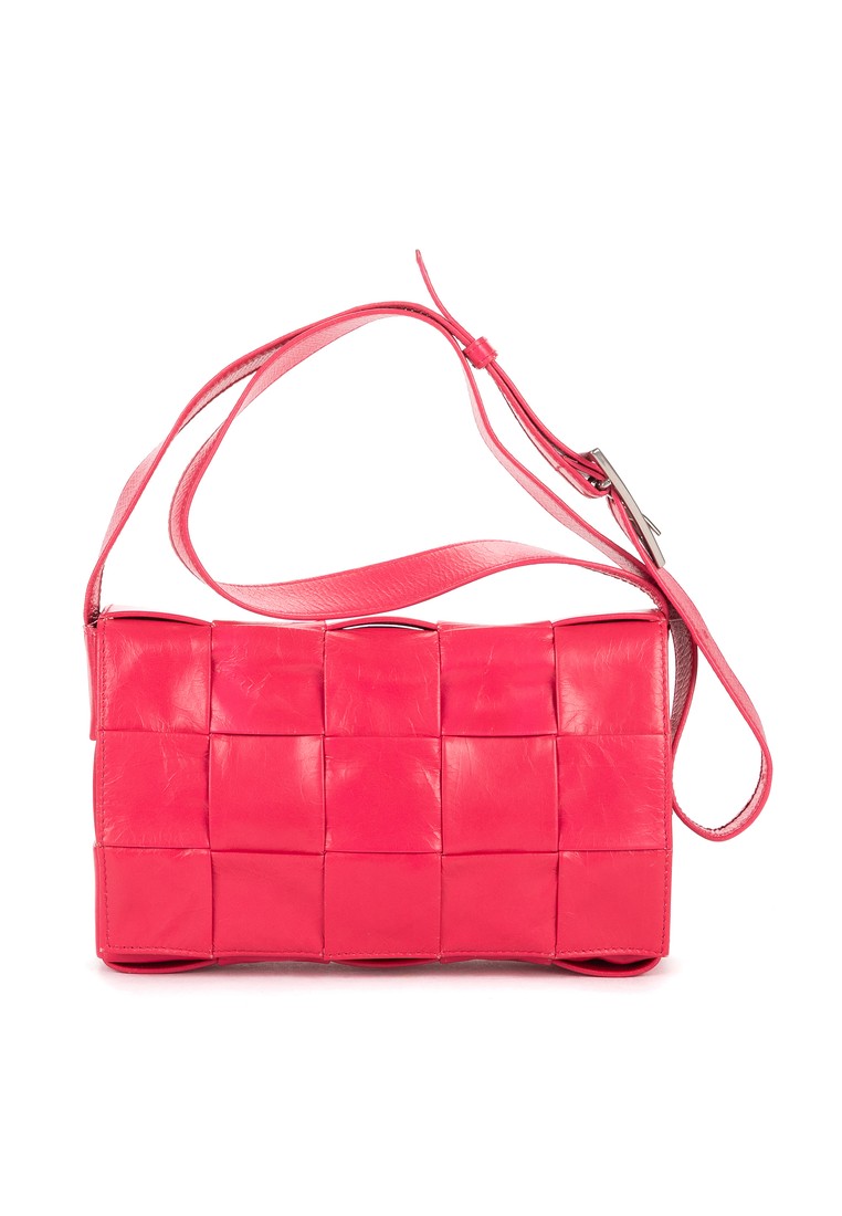 BOTTEGA VENETA Pre-Loved Small Cassette Crossbody