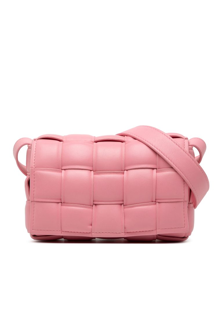 BOTTEGA VENETA Pre-Loved Bottega Veneta Small Nappa Intrecciato Padded Cassette Crossbody