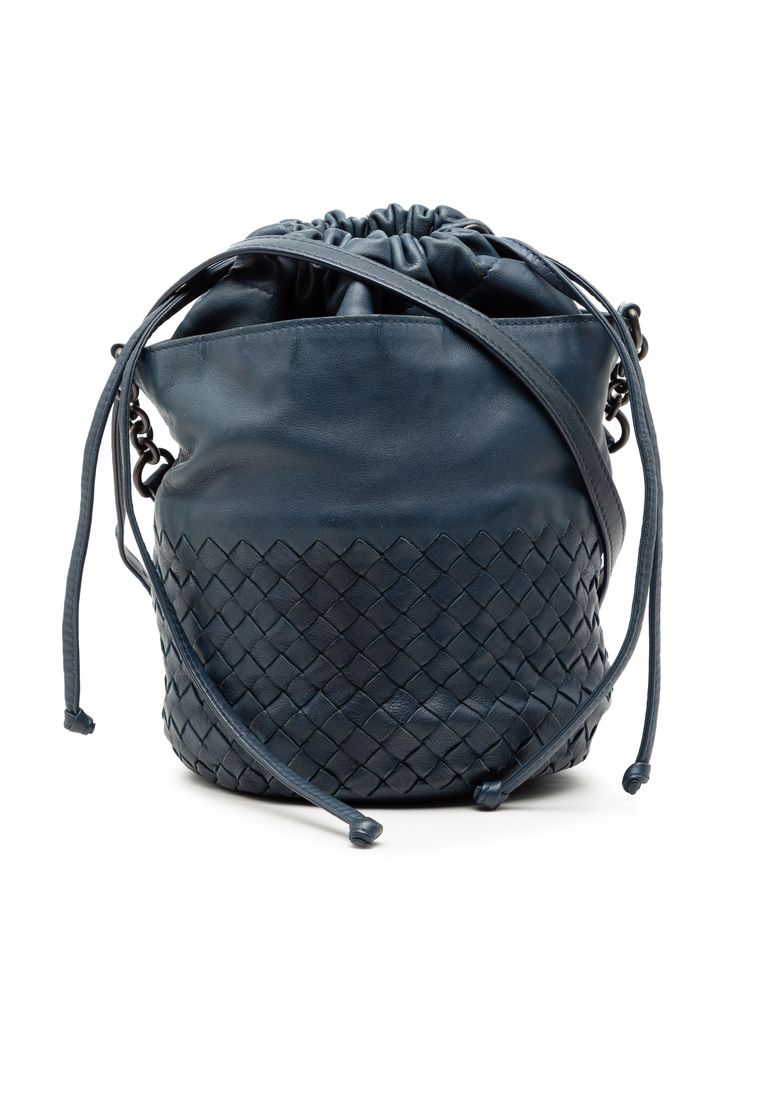 BOTTEGA VENETA Pre-Loved Bottega Veneta Nappa Intrecciato Bucket