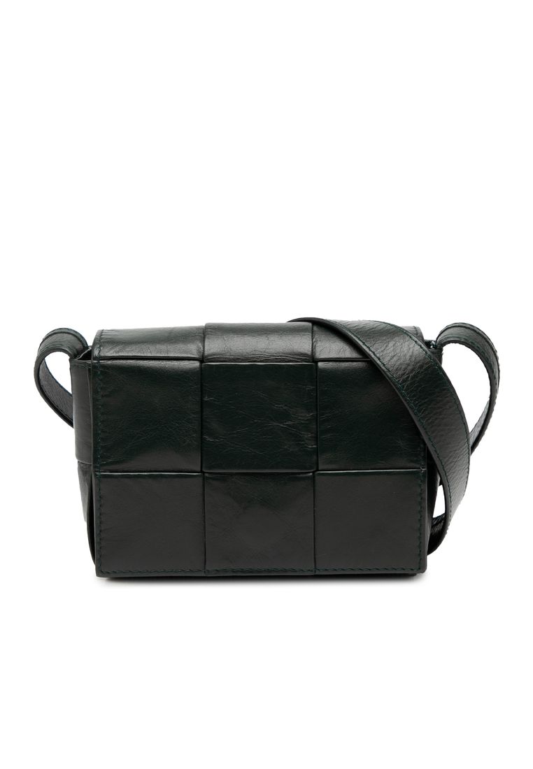 BOTTEGA VENETA Pre-Loved Bottega Veneta Candy Nappa Intrecciato Cassette Crossbody