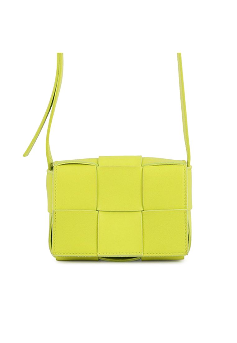 BOTTEGA VENETA Pre-Loved Bottega Veneta Extra Mini Nappa Maxi Intrecciato Cassette Crossbody