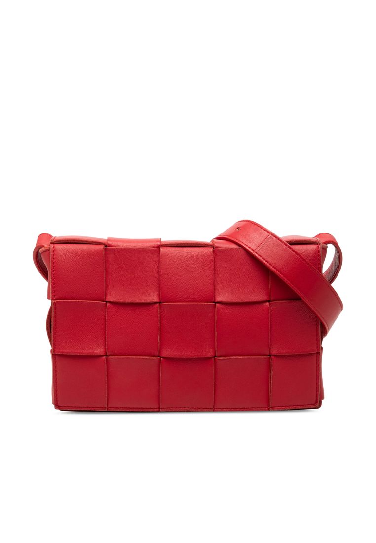 BOTTEGA VENETA Pre-Loved Bottega Veneta Nappa Intrecciato Cassette Crossbody