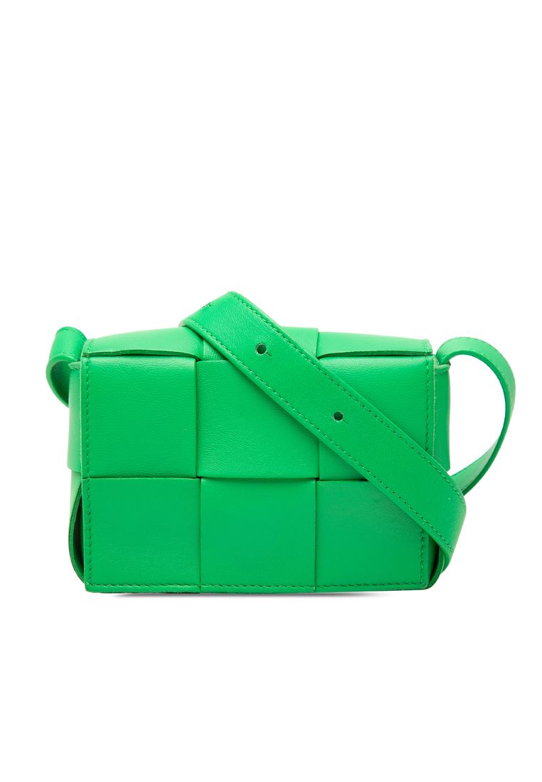 BOTTEGA VENETA Pre-Loved Bottega Veneta Candy Nappa Intrecciato Cassette Crossbody