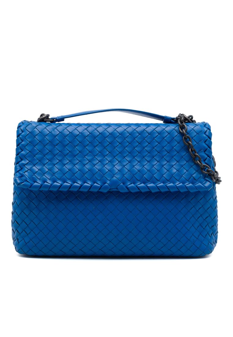 BOTTEGA VENETA Pre-Loved Bottega Veneta Medium Nappa Intrecciato Olimpia Shoulder Bag