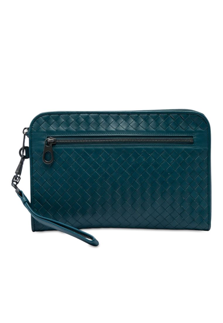 BOTTEGA VENETA Pre-Loved Bottega Veneta Nappa Intrecciato Clutch