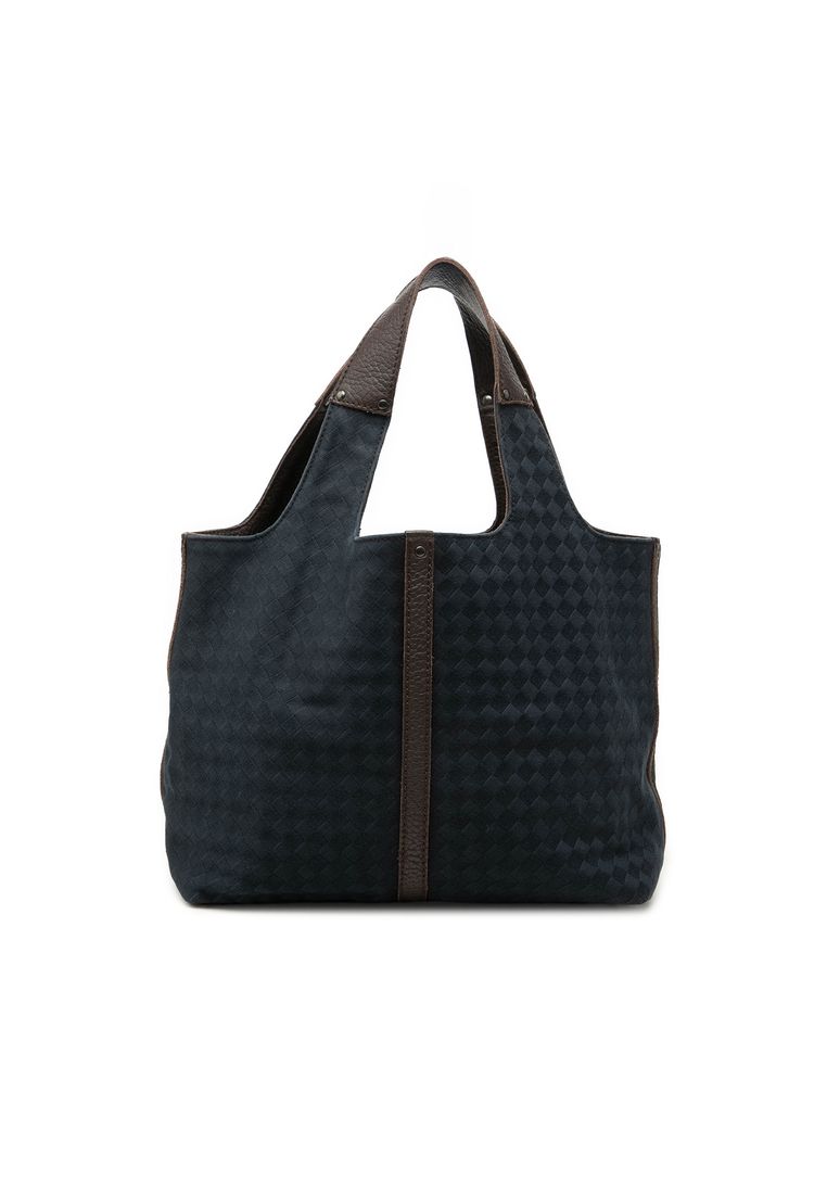 BOTTEGA VENETA Pre-Loved Bottega Veneta Canvas Intrecciato Tote