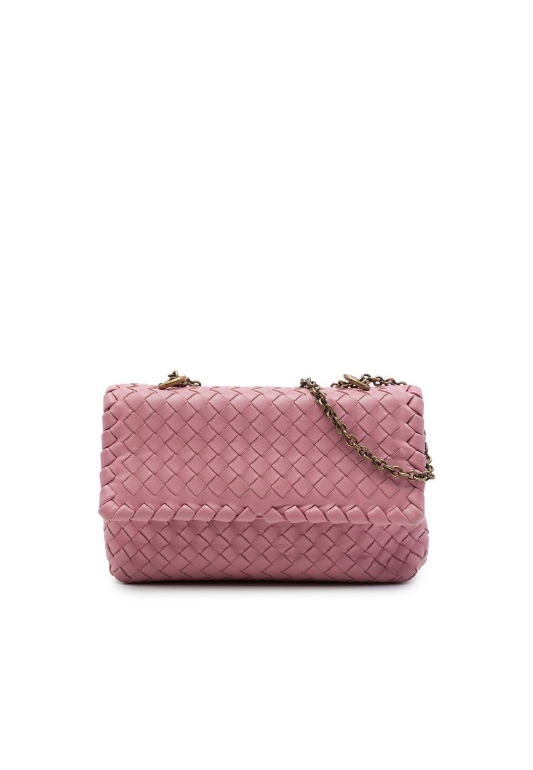 BOTTEGA VENETA Pre-Loved Bottega Veneta Small Nappa Intrecciato Olimpia Shoulder Bag