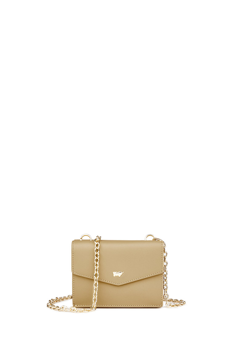 Braun Buffel Ville Sling Wallet In Curry