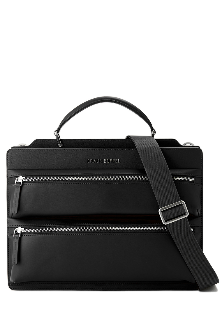 Braun Buffel Adam Document Holder In Black