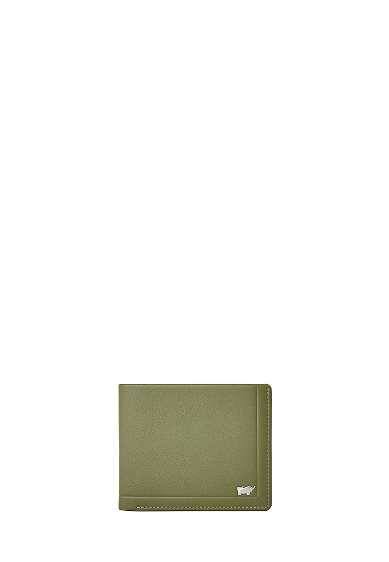 Braun Buffel Depp Wallet With Coin Compartment In Sea Kelp