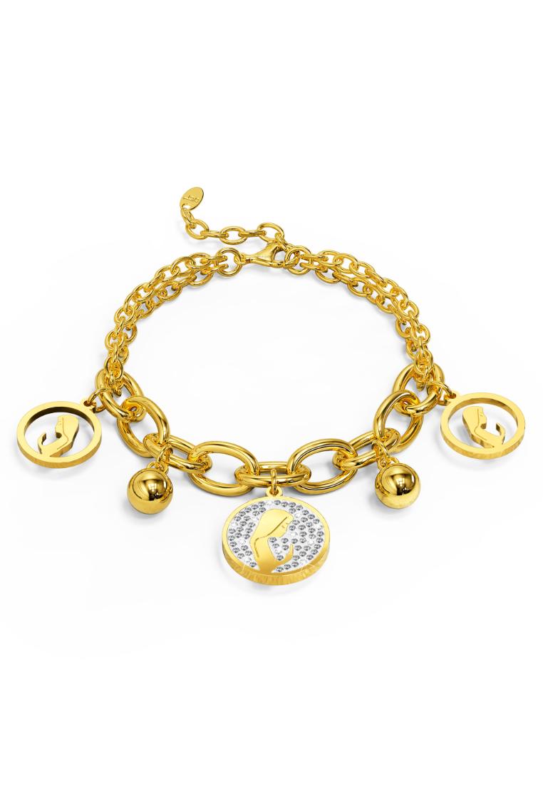 Bullion Gold Vesta Charm Bracelet