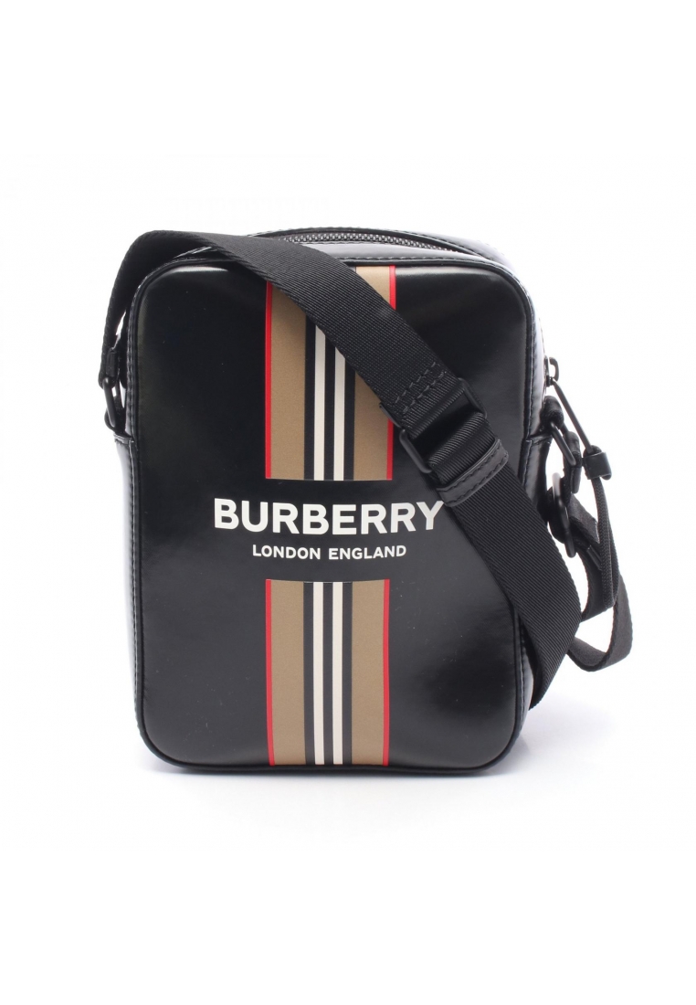BURBERRY Pre-Loved Burberry THORNTON Nova check Shoulder bag Coated canvas black multicolor