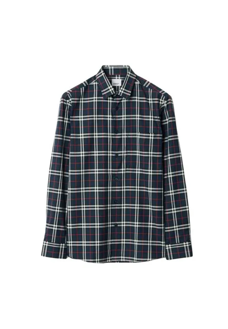 BURBERRY Men's Shirt in Navy Blue 80732201