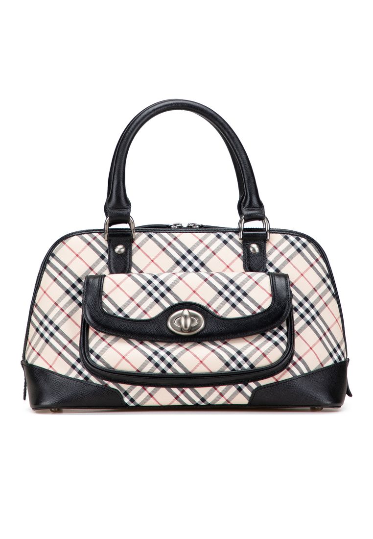 BURBERRY Pre-Loved Burberry Nova Check Canvas Handbag