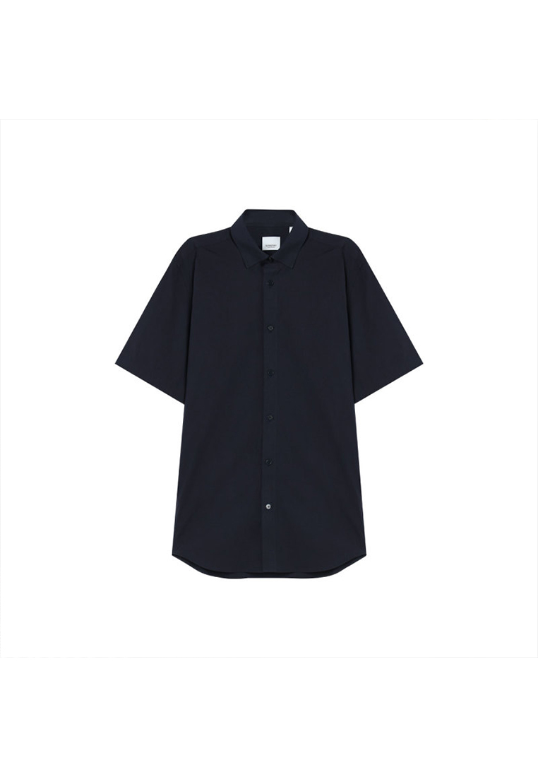 BURBERRY Men's Short Sleeved Shirt in Navy Blue 80914361