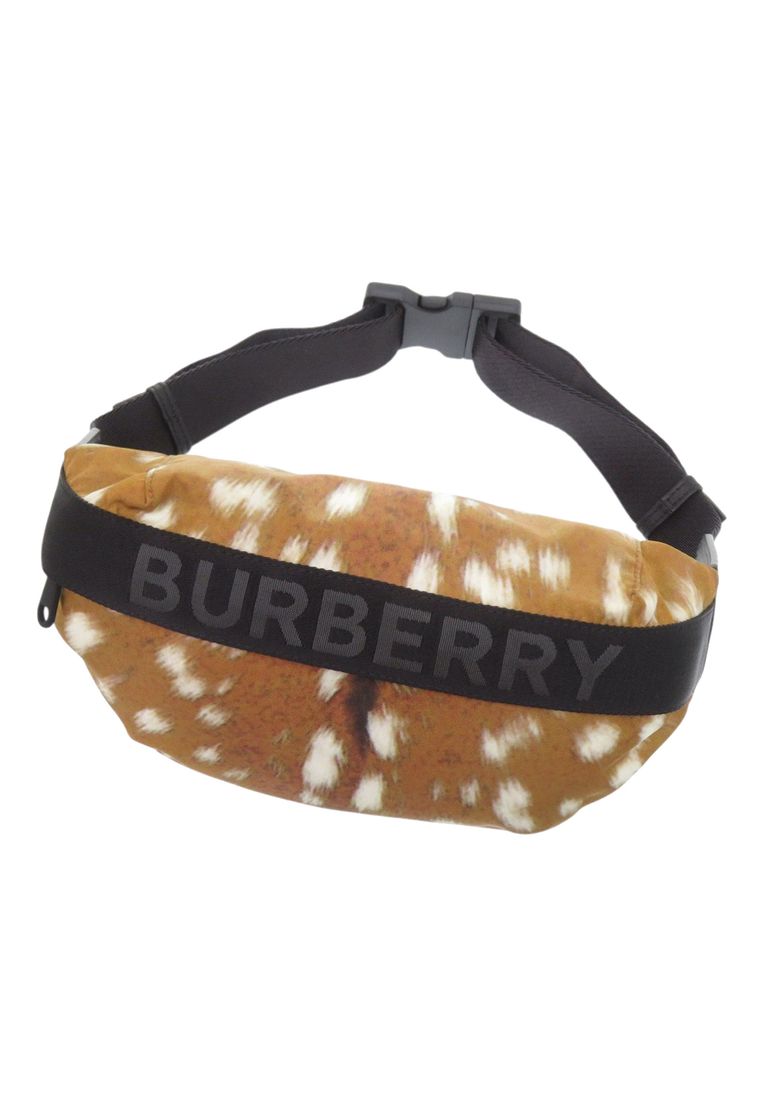 Burberry Pre-Loved Burberry Logo Printed Nylon Belt Bag