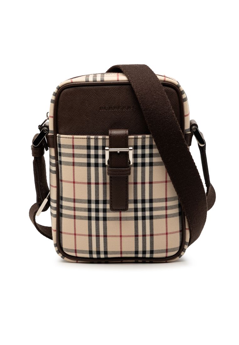 Burberry Pre-Loved Burberry House Check Canvas Crossbody