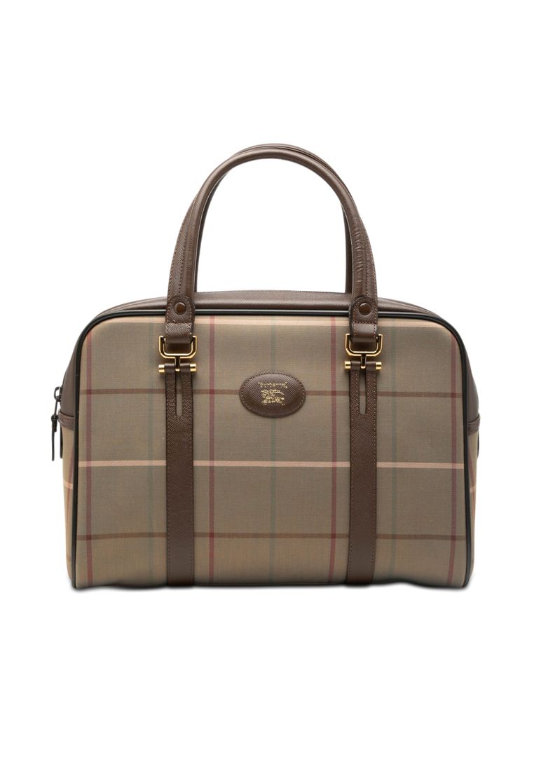 Burberry Pre-Loved Burberry Vintage Check Canvas Handbag