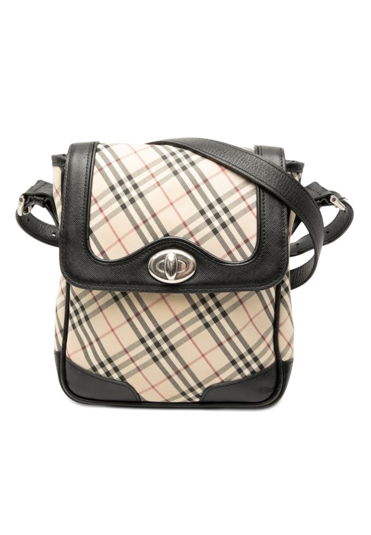 BURBERRY Pre-Loved Burberry Nova Check Canvas Crossbody
