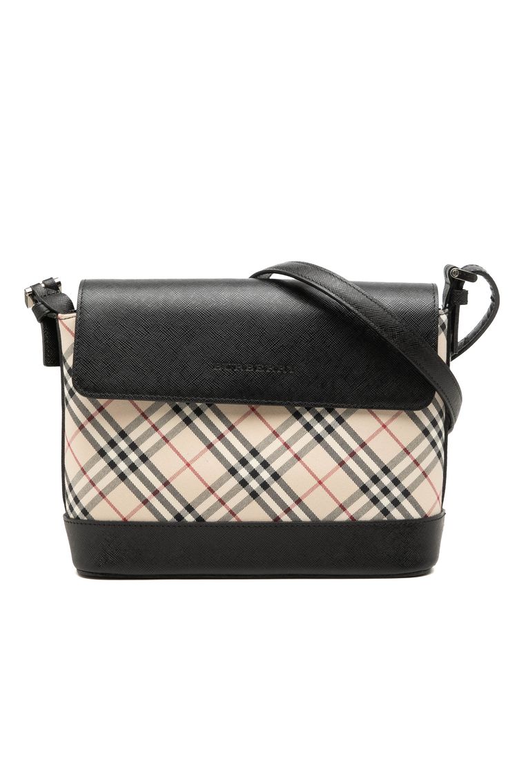 BURBERRY Pre-Loved Burberry Nova Check Canvas Crossbody