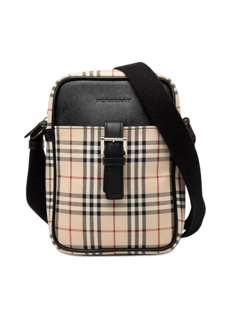 Burberry Pre-Loved Burberry House Check Canvas Crossbody