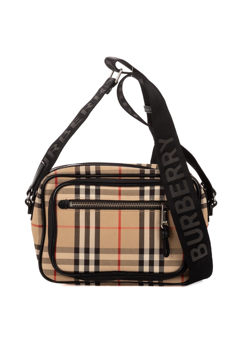 BURBERRY Pre-Loved Vintage Front Pocket Crossbody