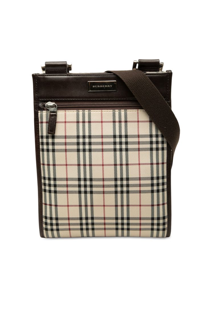 Burberry Pre-Loved Burberry House Check Canvas Crossbody