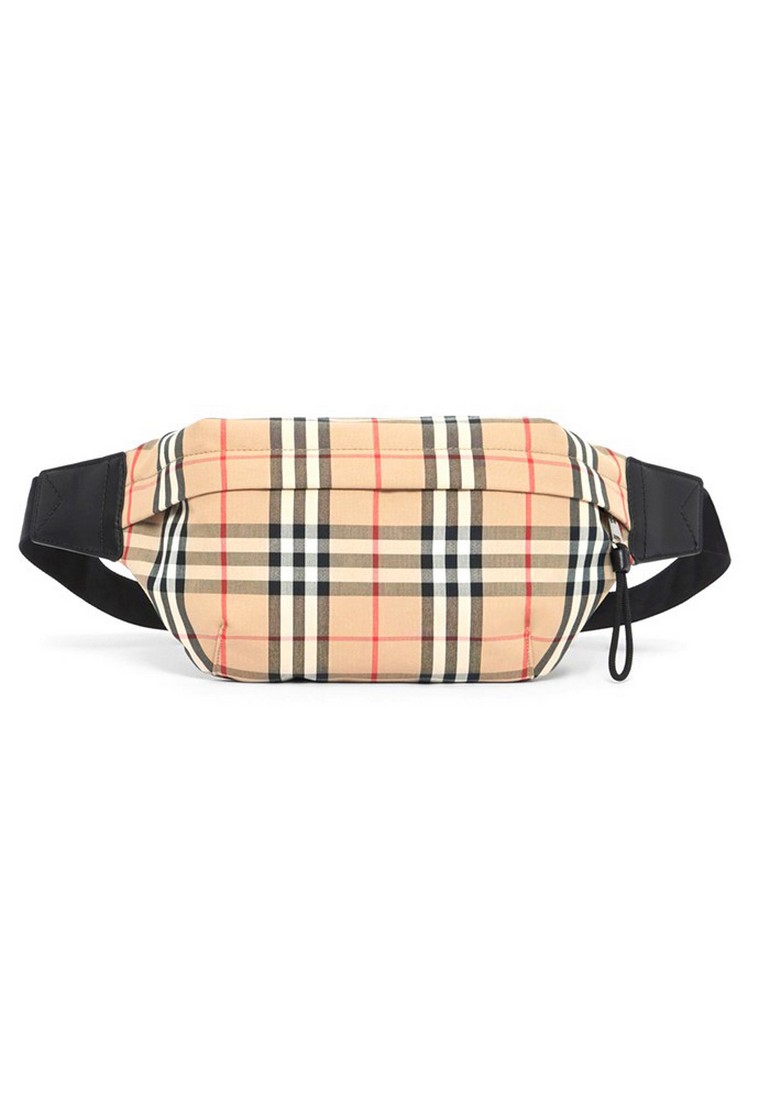 BURBERRY Medium Vintage Check Waist Bag for Unisex in Archive Beige
