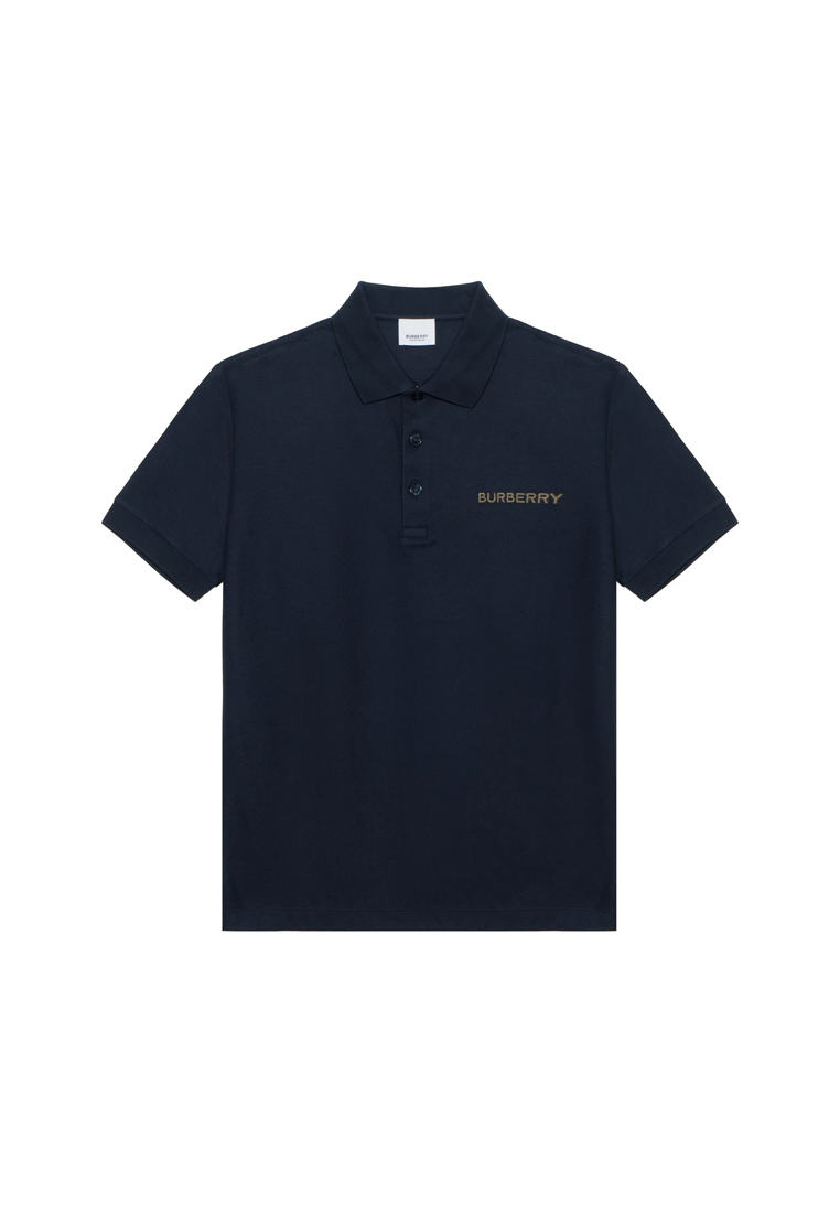 BURBERRY Men's Short Sleeved POLO Navy in Blue 80844371