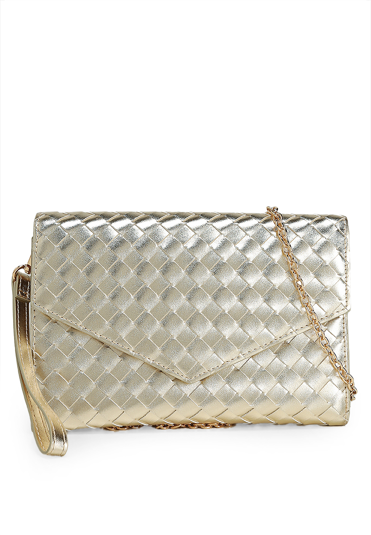 Call It Spring Ariellee Weave Chain Wallet