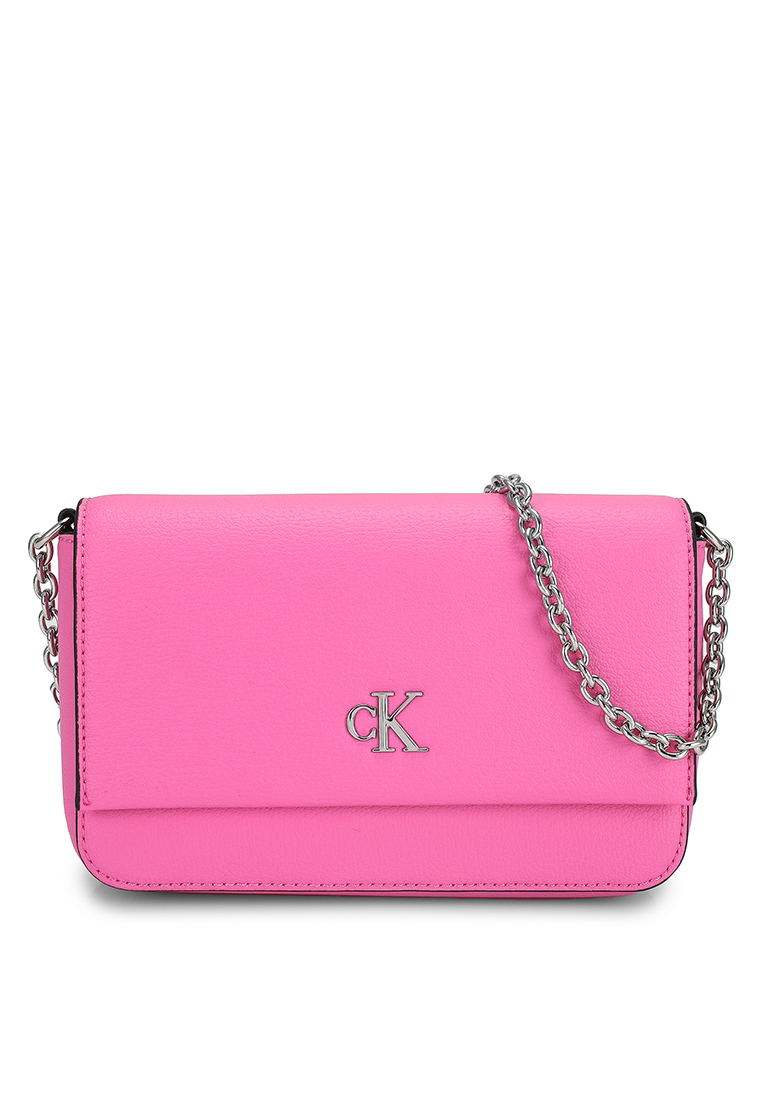 Calvin Klein Monogram Crossbody Chain Wallet - Calvin Klein Accessories