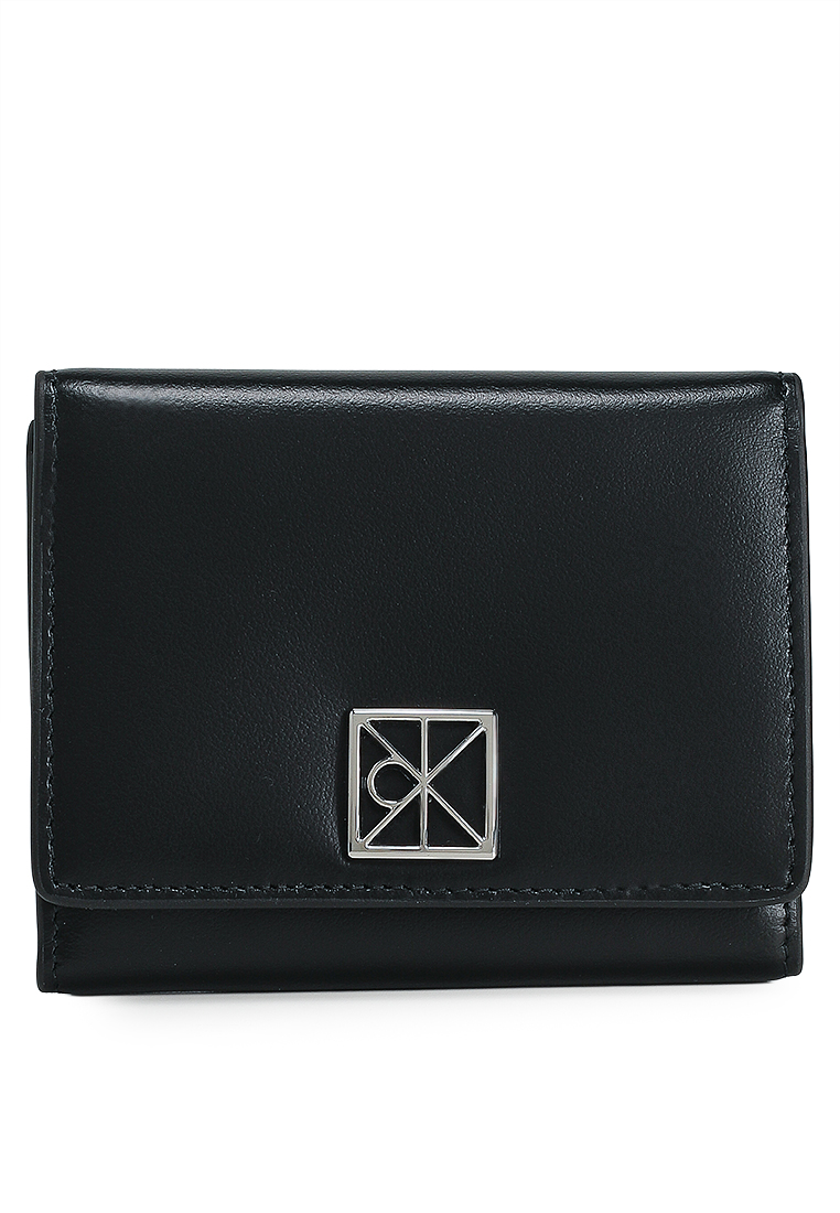 Calvin Klein Emblem Hardware Medium Trifold Wallet - Calvin Klein Accessories