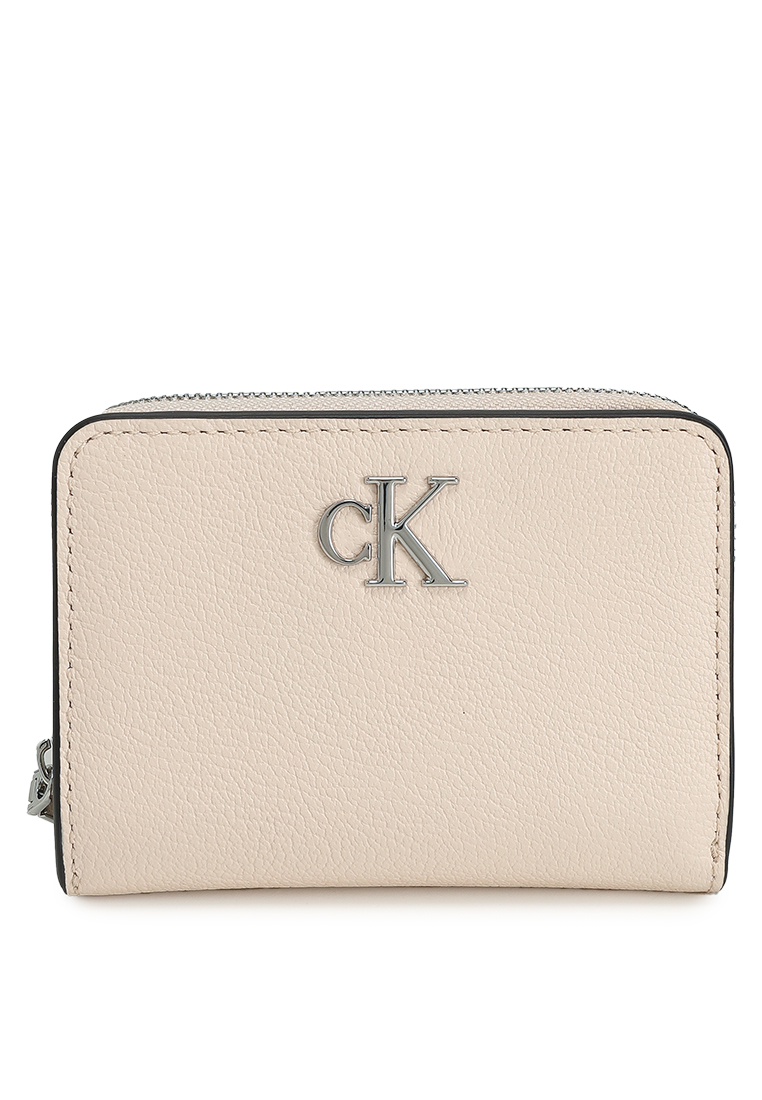 Calvin Klein Minimal Monogram Medium Zip Around Wallet - Calvin Klein Accessories