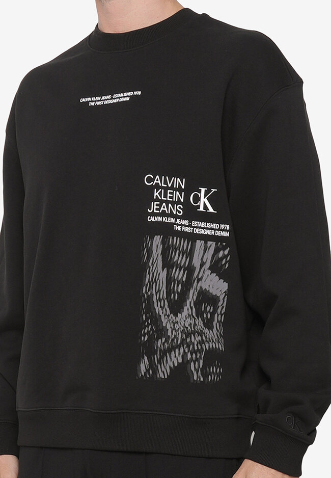 calvin klein black sweatshirt