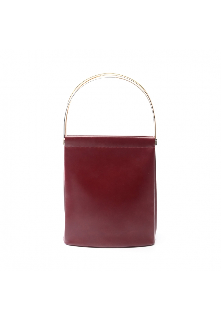 Cartier Pre-Loved Cartier Trinity Handbag leather Bordeaux