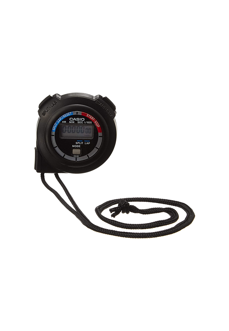 CASIO Digital Stopwatch HS-3V-1R Black Resin Bezel