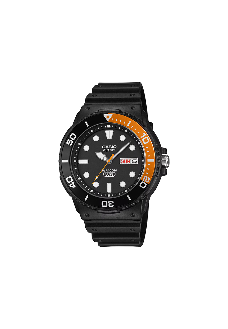 CASIO MRW-230H-1E4 Men Analog Watch Black Resin Band