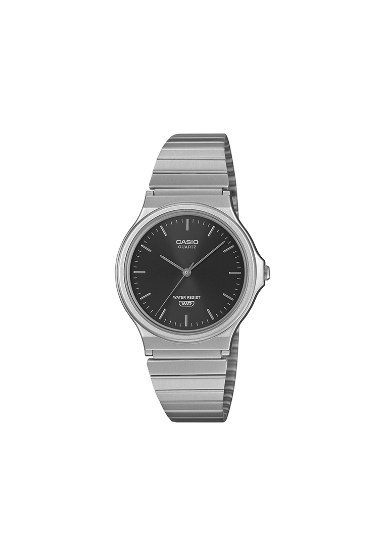 CASIO MQ-24DA-1A Unisex Analog Watch Silver Stainless Steel Band