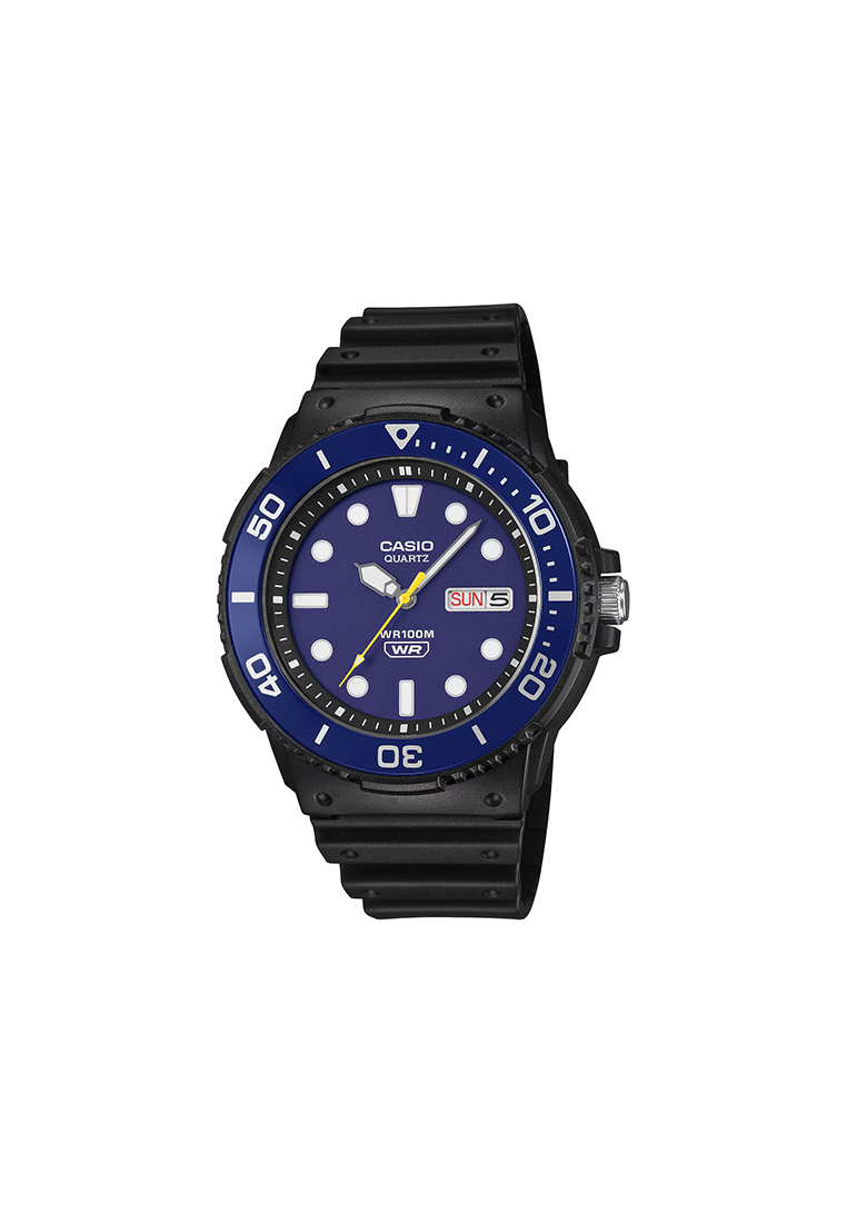 CASIO MRW-230H-2E Men Analog Watch Black Resin Band