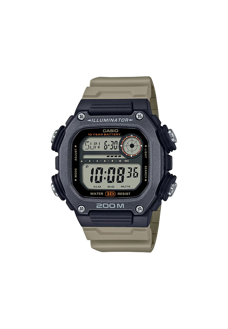 CASIO Men's Digital Watch DW-291HX-5AV Brown Resin Band Watch for men