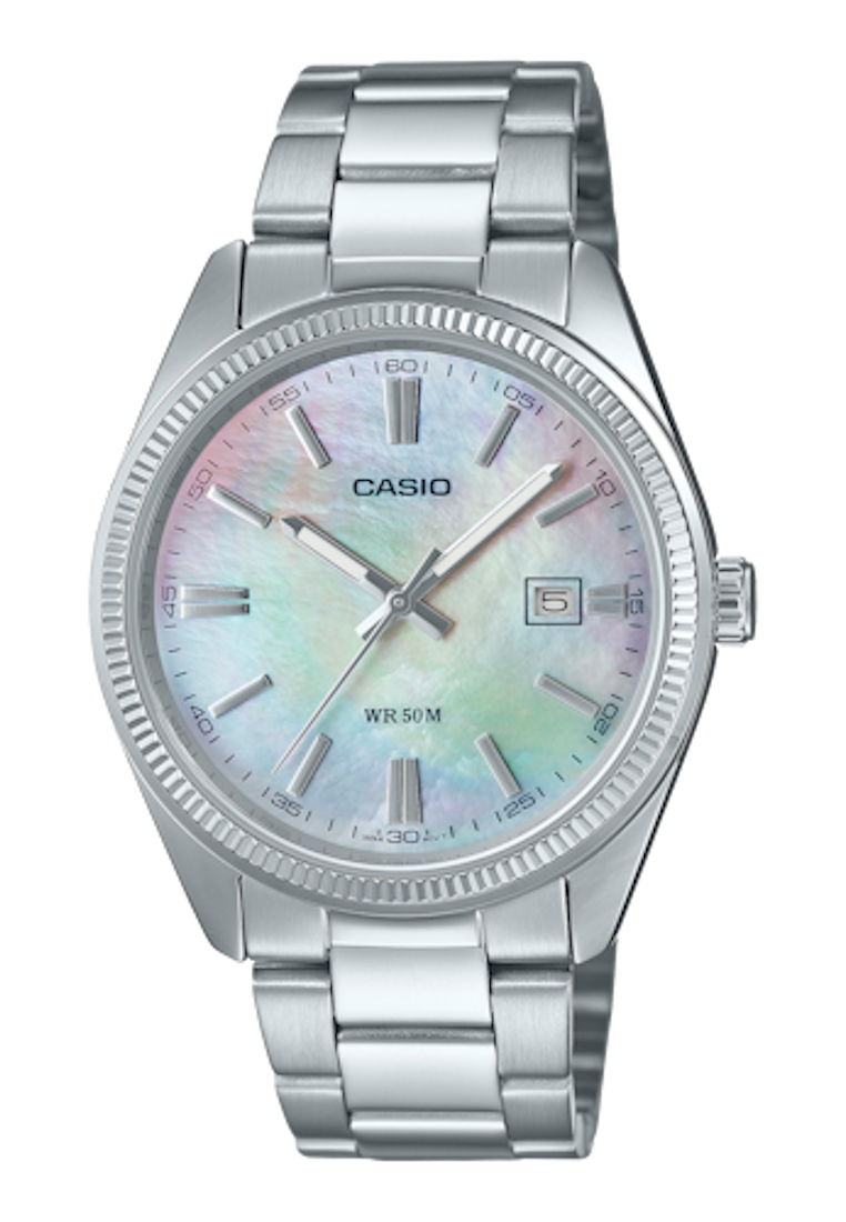 CASIO Casio Mother of Pearl Analog Classic Watch (MTP-1302DS-7A)