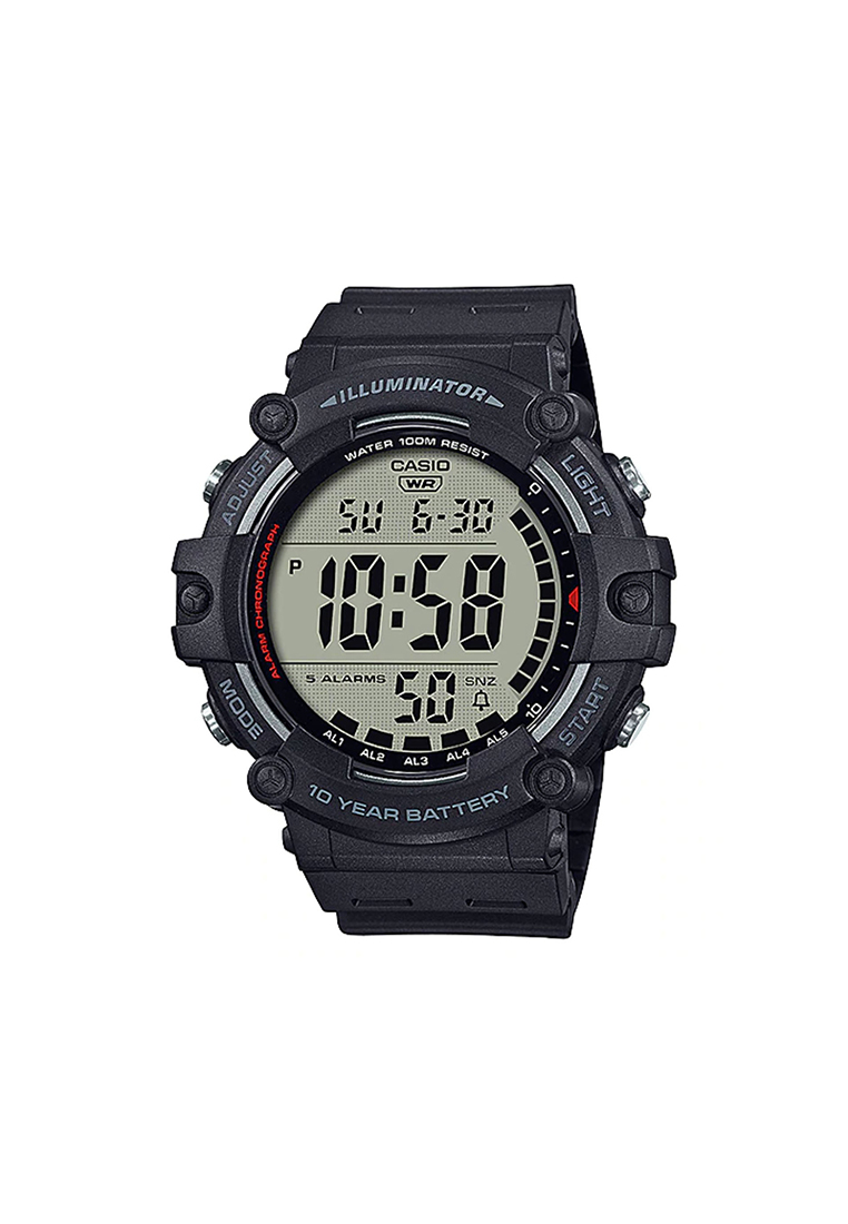 CASIO Men's Digital AE-1500WH-1AVDF Black Resin Band Sport Watch
