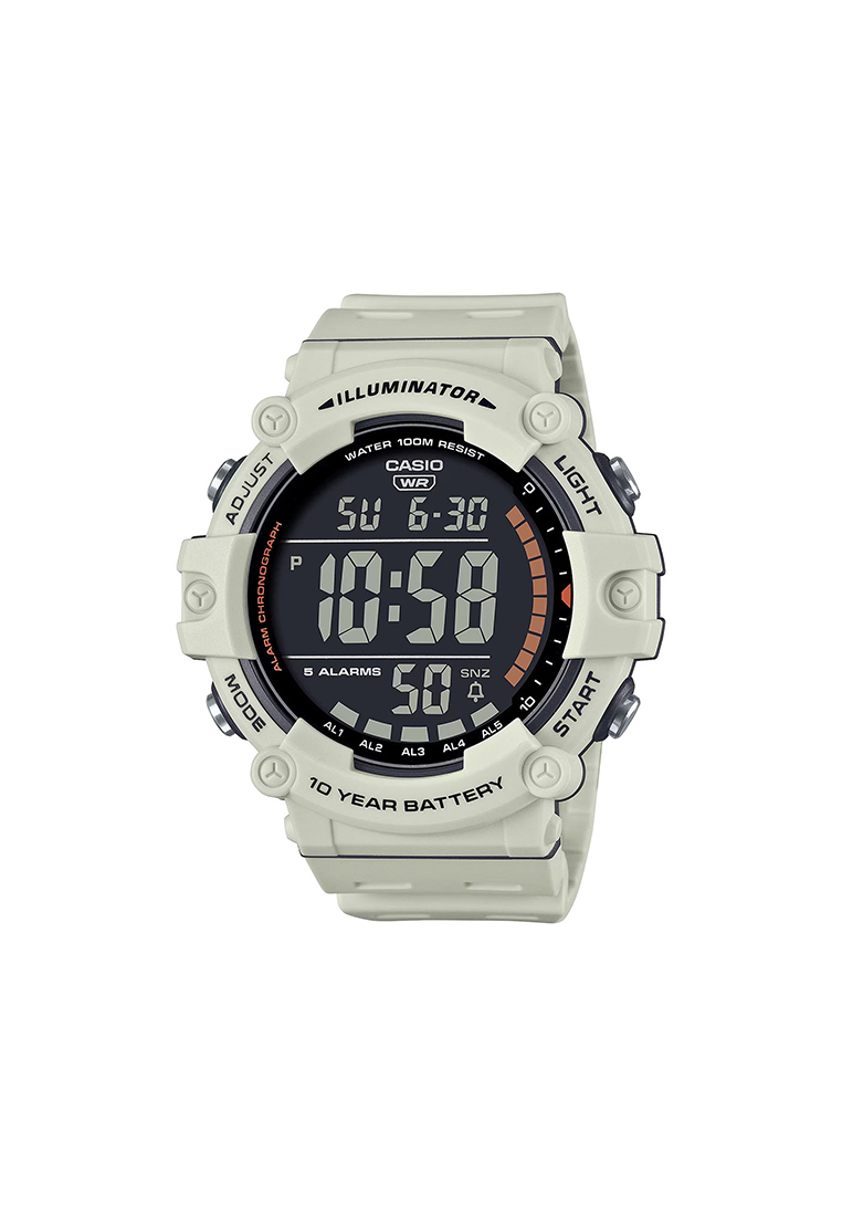 CASIO AE-1500WH-8B2V Sport Men's Digital Watch with Light Grey Resin Band