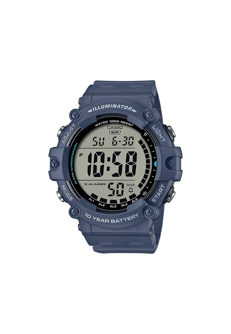CASIO AE-1500WH-2AV Sport Men's Digital Watch with Blue Resin Band