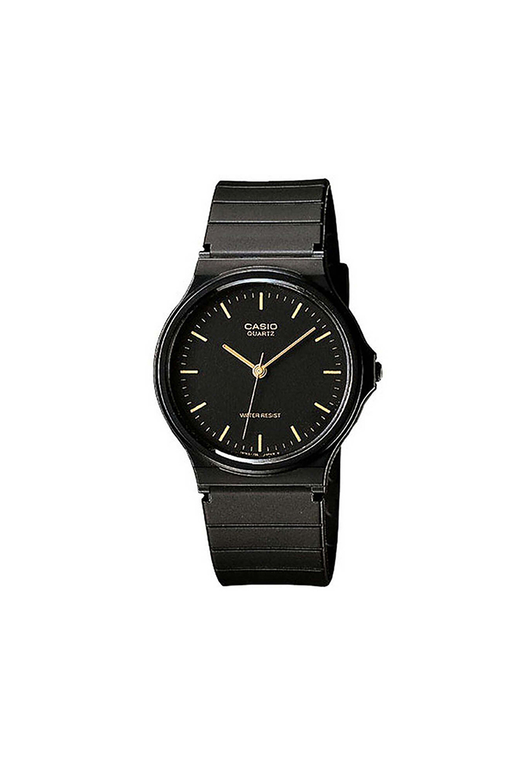 CASIO Men Analog Watch MQ-24-1EL Black Resin Strap