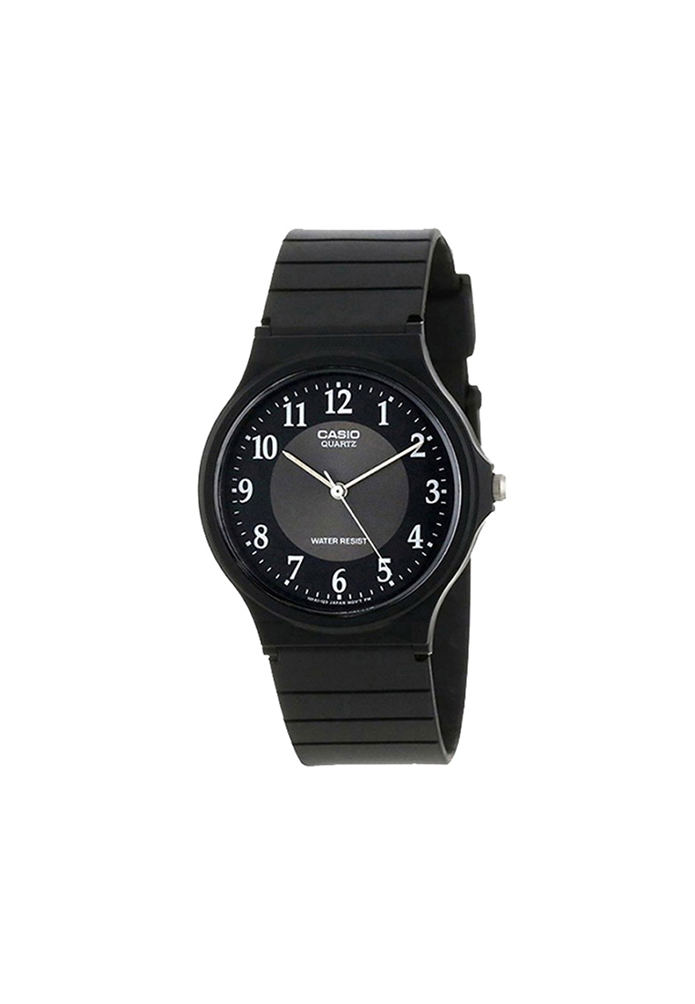 CASIO Men's Analog Watch MQ-24-1B3 Black Resin Band Watch for Mens