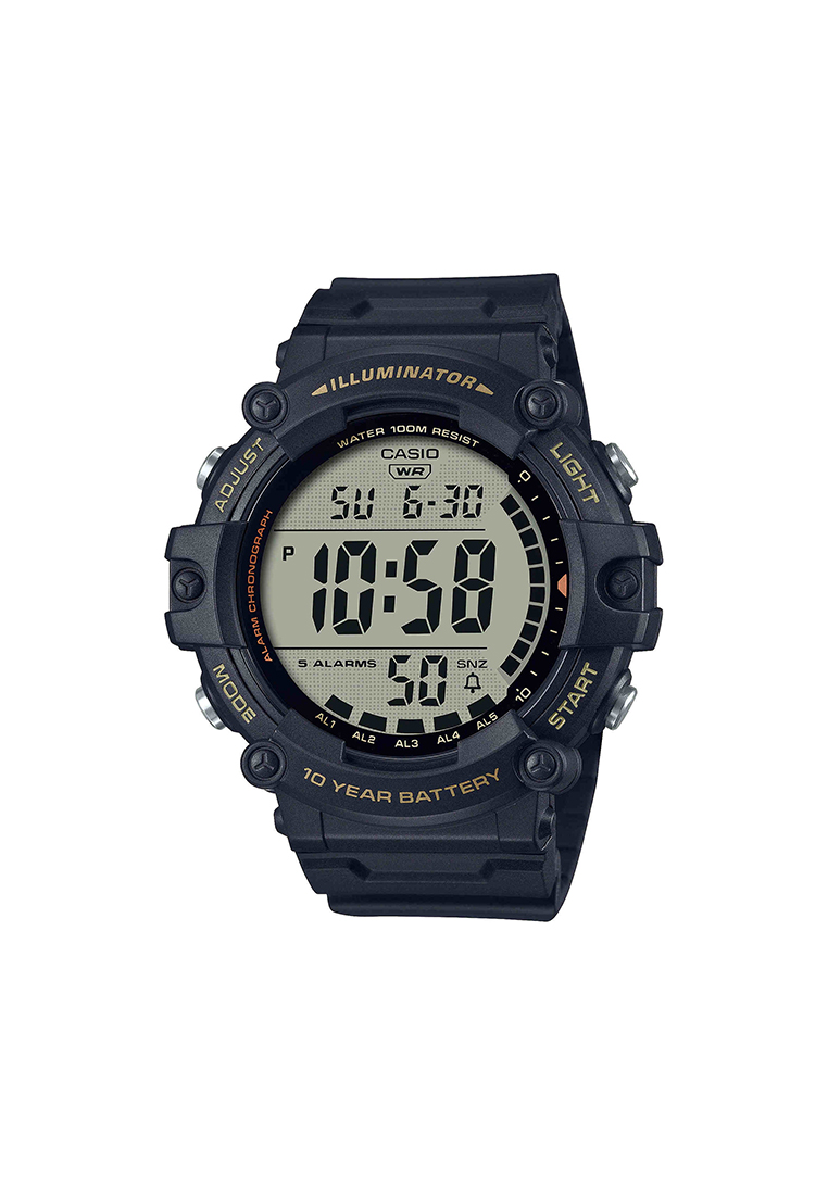 CASIO Men's Digital Watch AE-1500WHX-1A Black Resin Strap Watch for Men