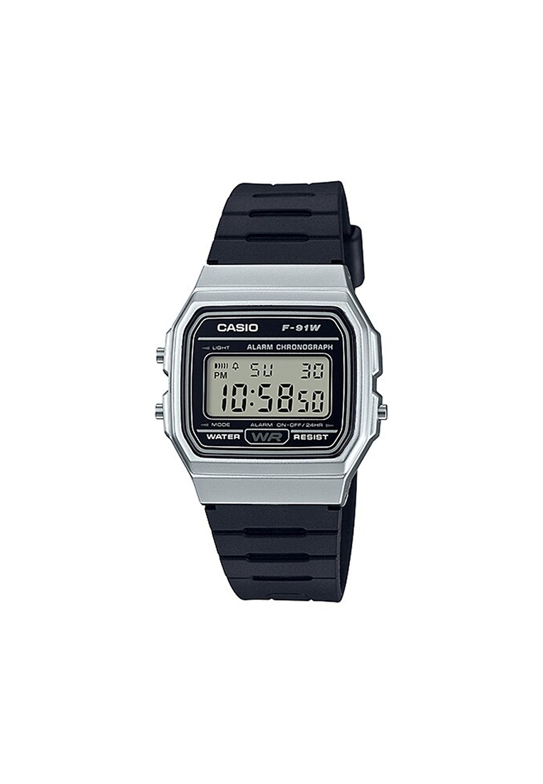 CASIO Men's Digital Watch F-91WM-7A Black Resin Band