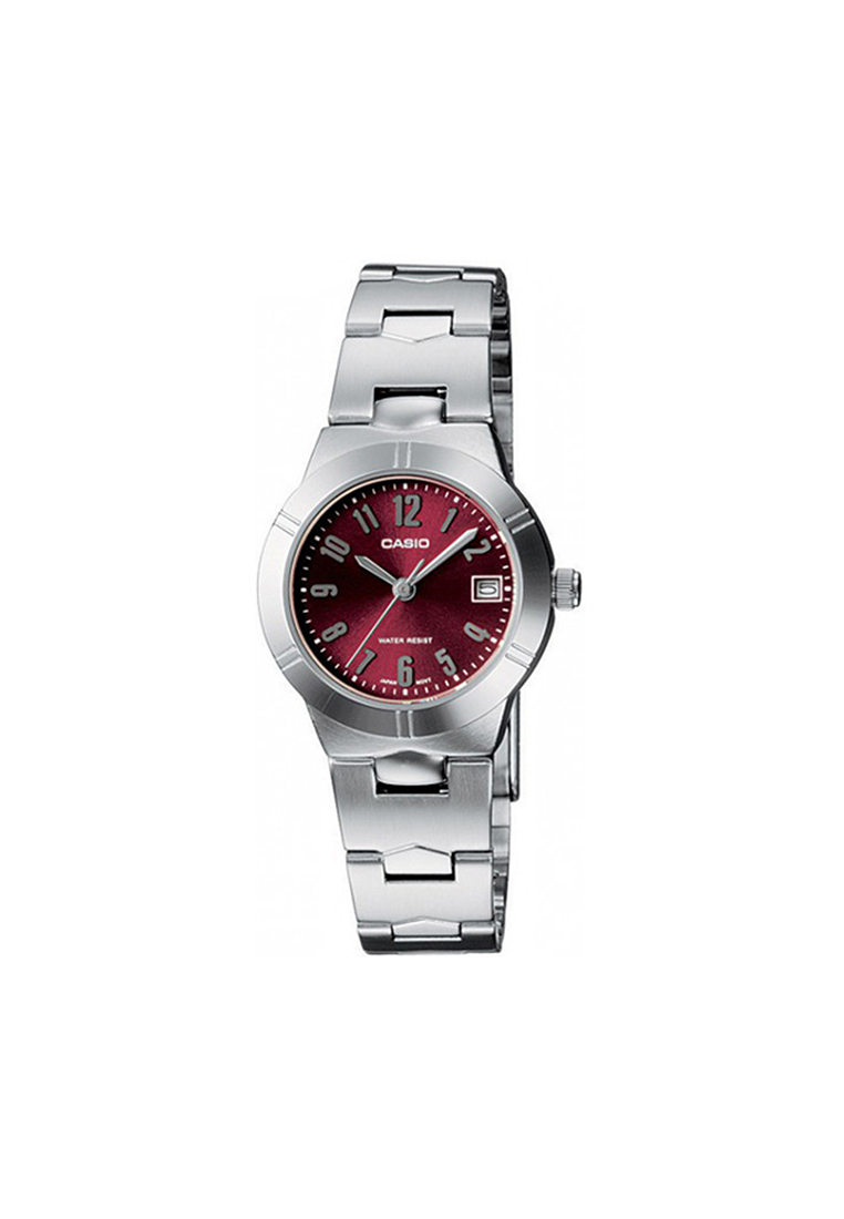 Casio Watches Women Analog Watch LTP-1241D-4A2 Silver Stainless Steel Band Watch